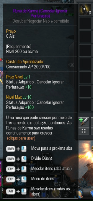 Imagem do patch notes