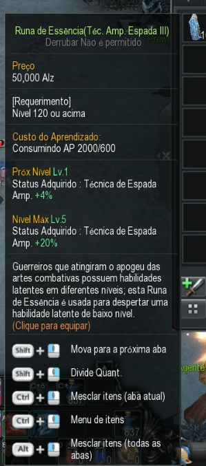 Imagem do patch notes