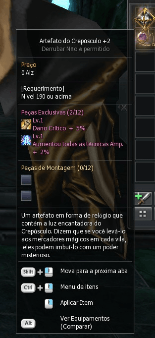 Imagem do patch notes