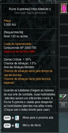 Imagem do patch notes